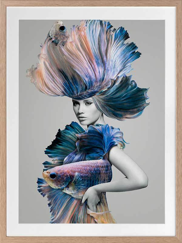 Selene Framed Art Print