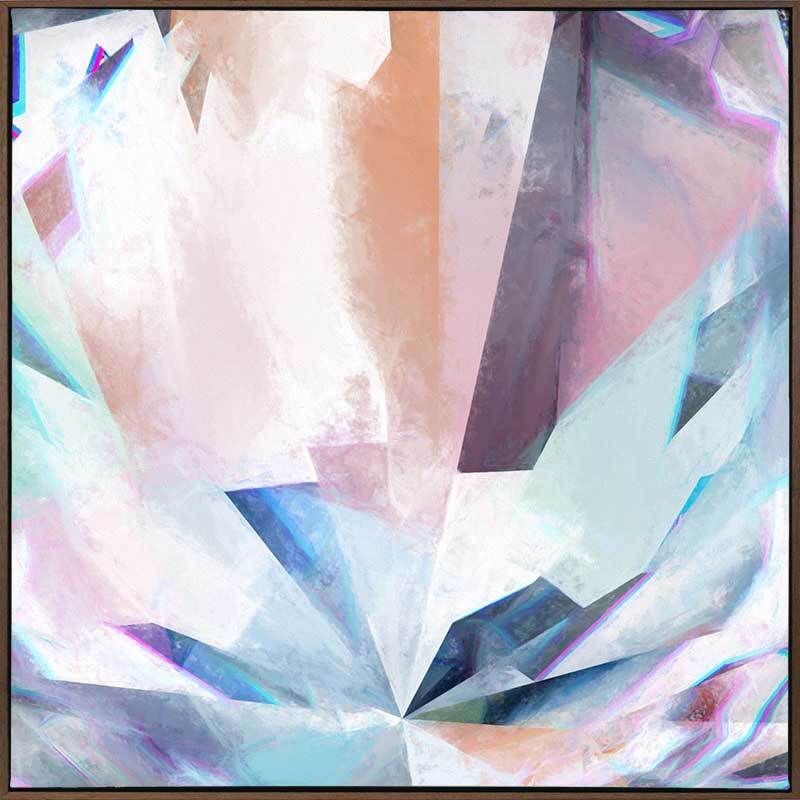 Crystal Lattice Canvas Art Print