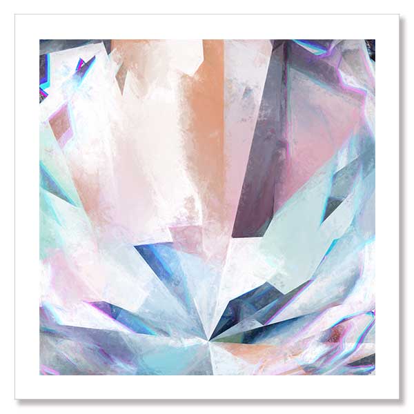 Crystal Lattice Unframed Art Print