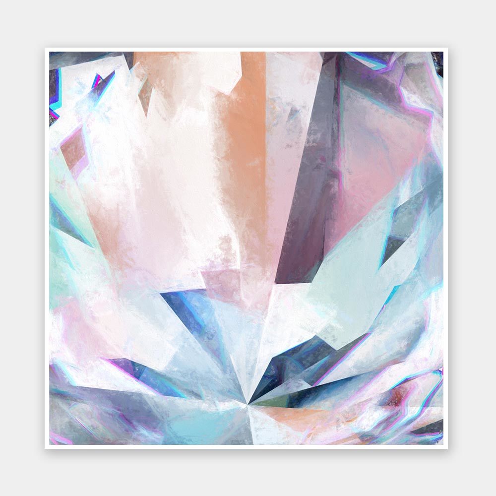 Crystal Lattice Unframed Art Print