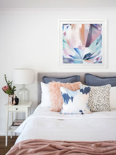 Crystal Lattice Canvas Art Print | Lifestyle