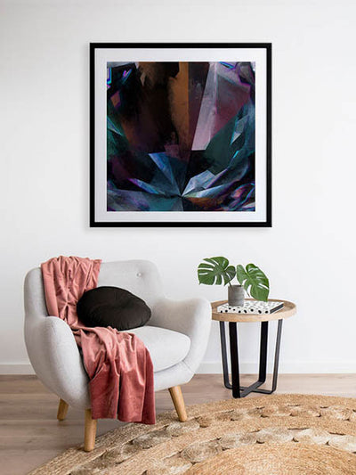 Crystal Nightshade Framed Art Print | Lifestyle