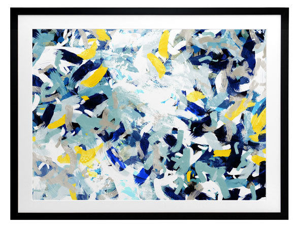 Coastal Fjord Framed Art Print