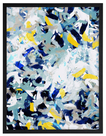 Coastal Fjord Framed Art Print