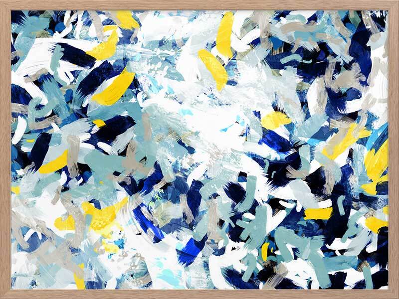 Coastal Fjord Framed Art Print