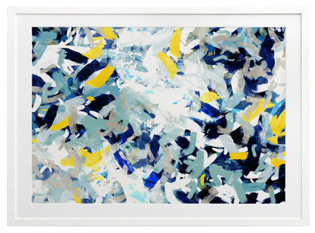 Coastal Fjord Framed Art Print