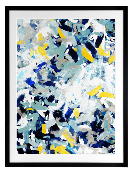 Coastal Fjord Framed Art Print