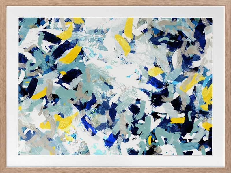 Coastal Fjord Framed Art Print