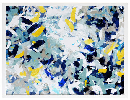 Coastal Fjord Framed Art Print