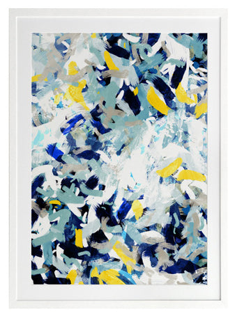 Coastal Fjord Framed Art Print