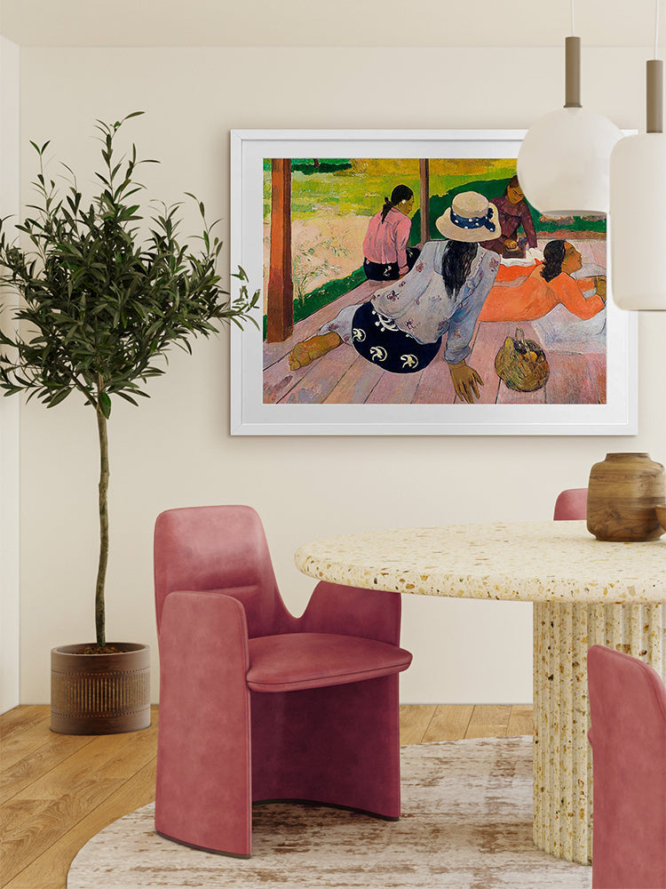 The Siesta Framed Art Print | Lifestyle