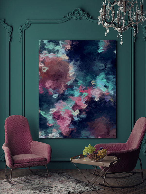 Diamond Storm Canvas Art Print