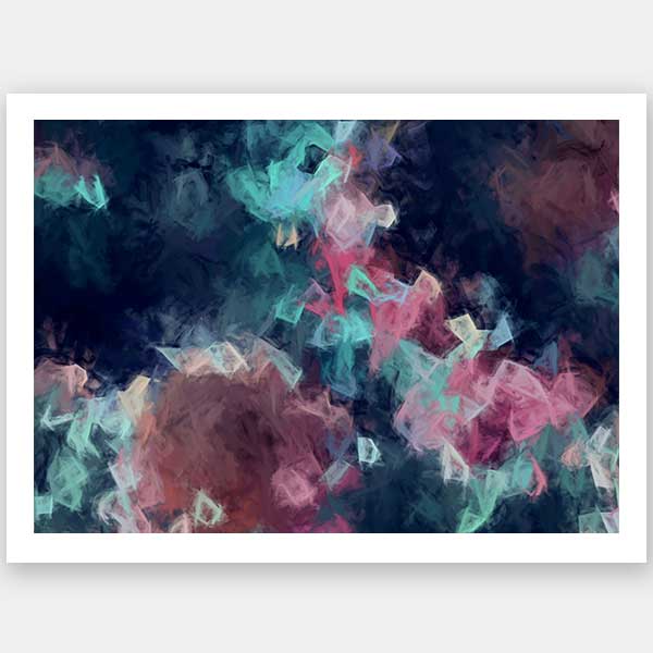 Diamond Storm Unframed Art Print