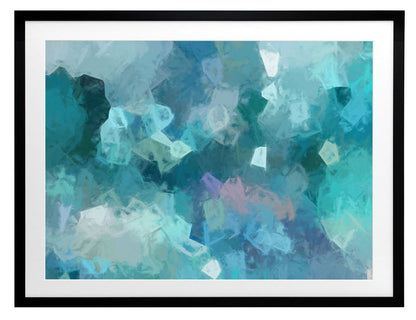 Azure Shine Framed Art Print