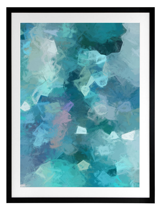 Azure Shine Framed Art Print