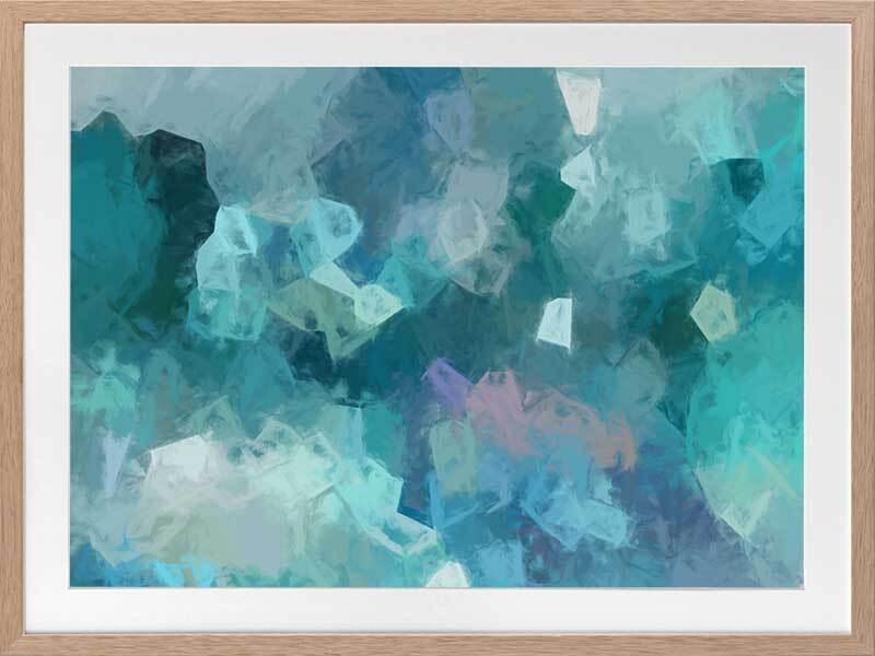 Azure Shine Framed Art Print