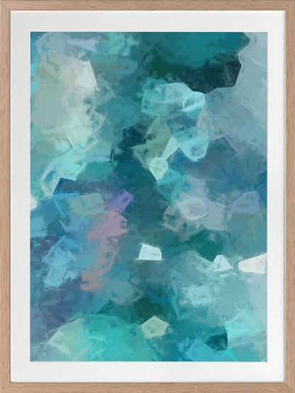 Azure Shine Framed Art Print