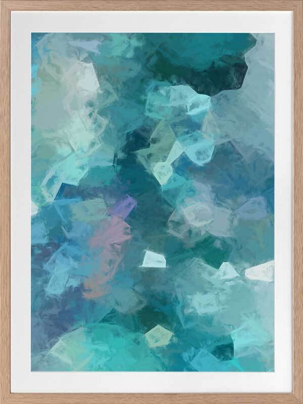 Azure Shine Framed Art Print