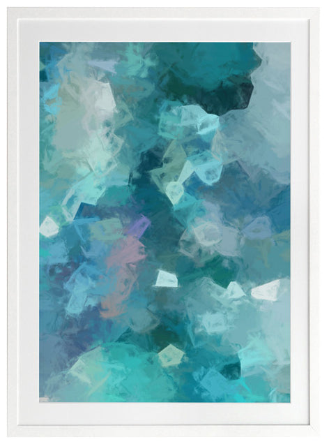 Azure Shine Framed Art Print