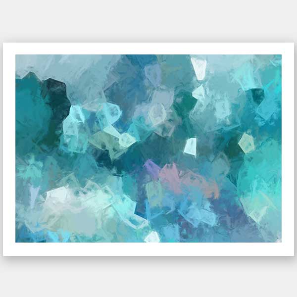 Azure Shine Unframed Art Print