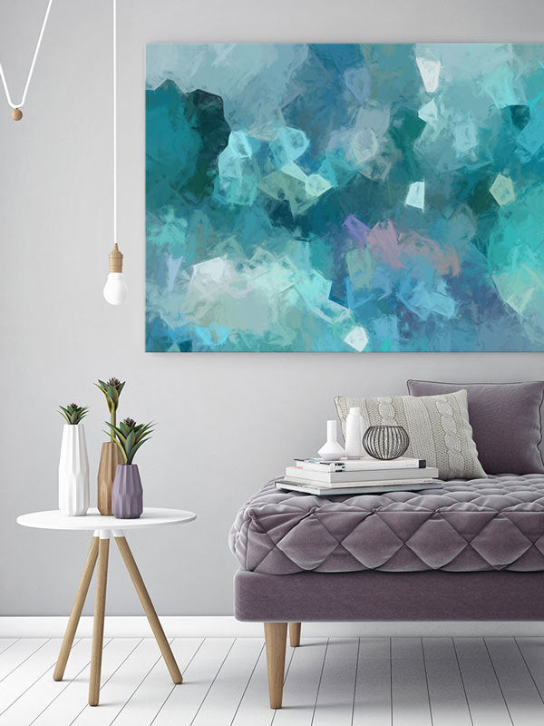 Azure Shine Canvas Art Print | Lifestyle