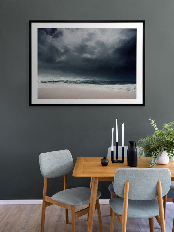 Grey Dawn Framed Art Print | Lifestyle