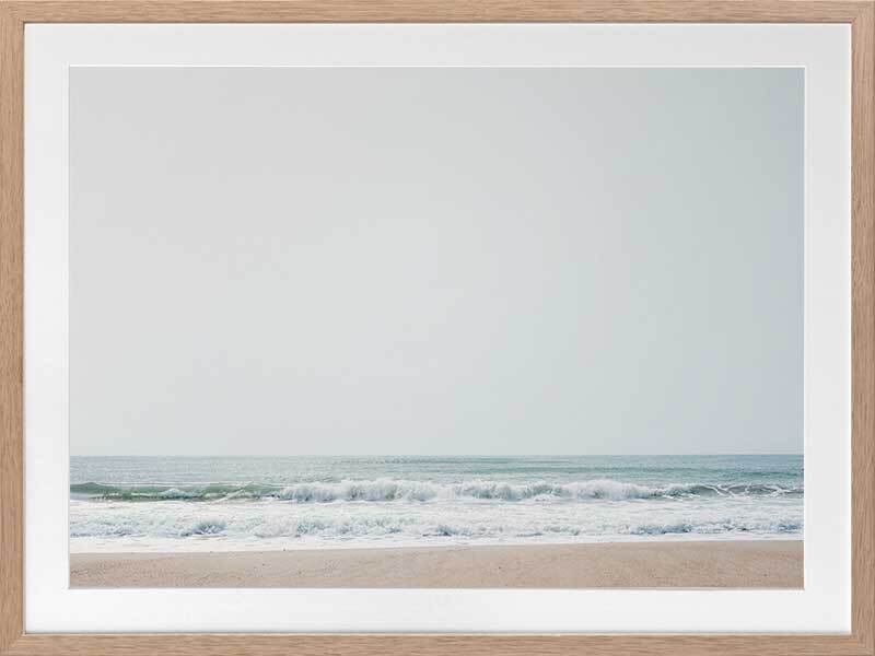 Shore Break Framed Art Print