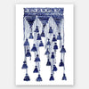Free Spirit Indigo Unframed Art Print