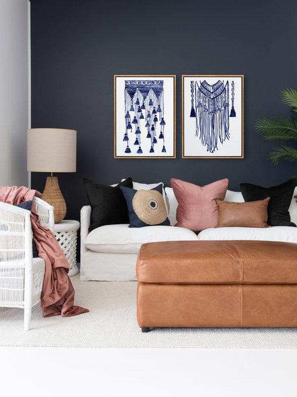 Free Spirit Indigo Canvas Art Print | Lifestyle