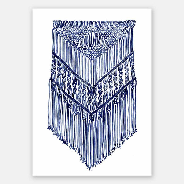 Gypsy Indigo Unframed Art Print