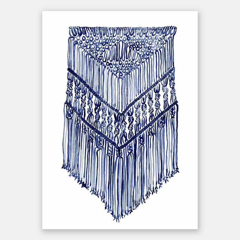 Gypsy Indigo Unframed Art Print