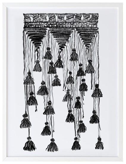 Free Spirit Charcoal Framed Art Print