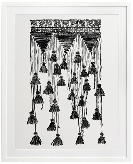 Free Spirit Charcoal Framed Art Print