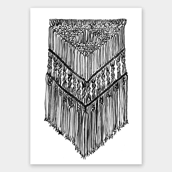Gypsy Charcoal Unframed Art Print