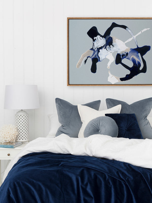 Blue Velvet Canvas Art Print | Lifestyle