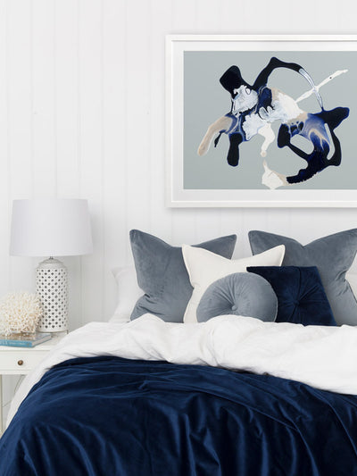 Blue Velvet Framed Art Print | Lifestyle