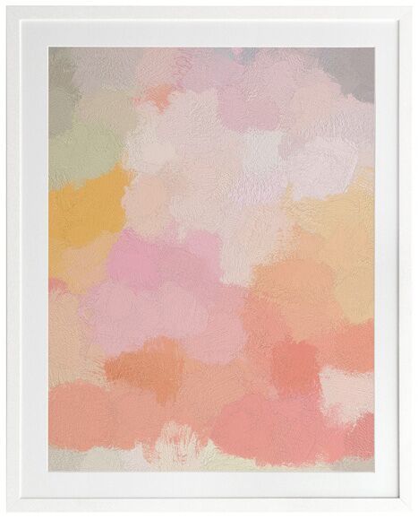 Peachy Keen Framed Art Print