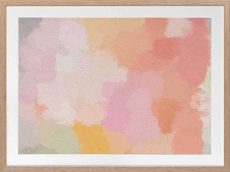 Peachy Keen Framed Art Print