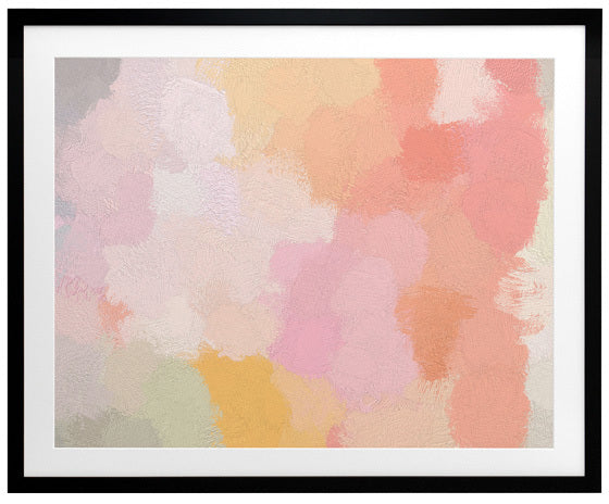 Peachy Keen Framed Art Print