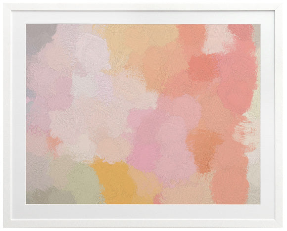 Peachy Keen Framed Art Print