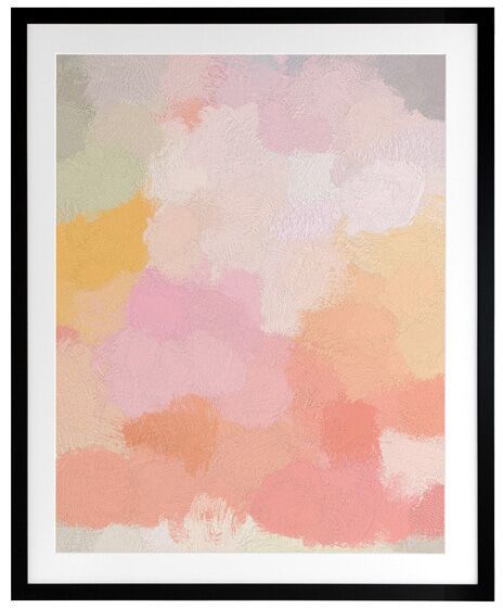 Peachy Keen Framed Art Print