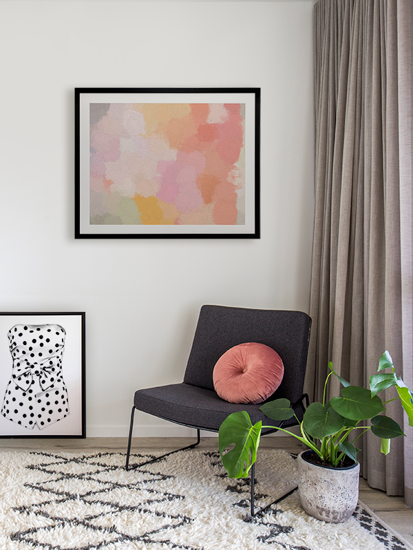 Peachy Keen Framed Art Print