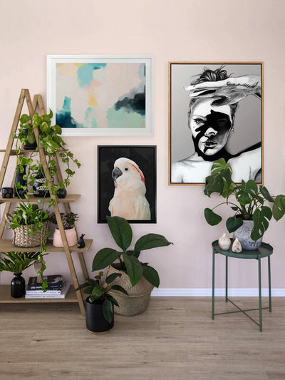 Sun Shower Framed Art Print | Lifestyle