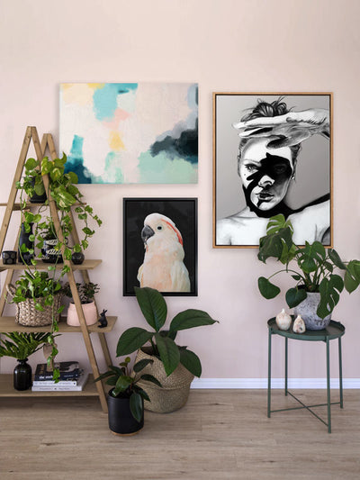 Sun Shower Canvas Art Print | Lifestyle