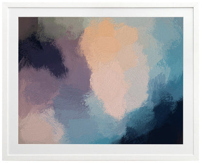 Dark Heather Framed Art Print