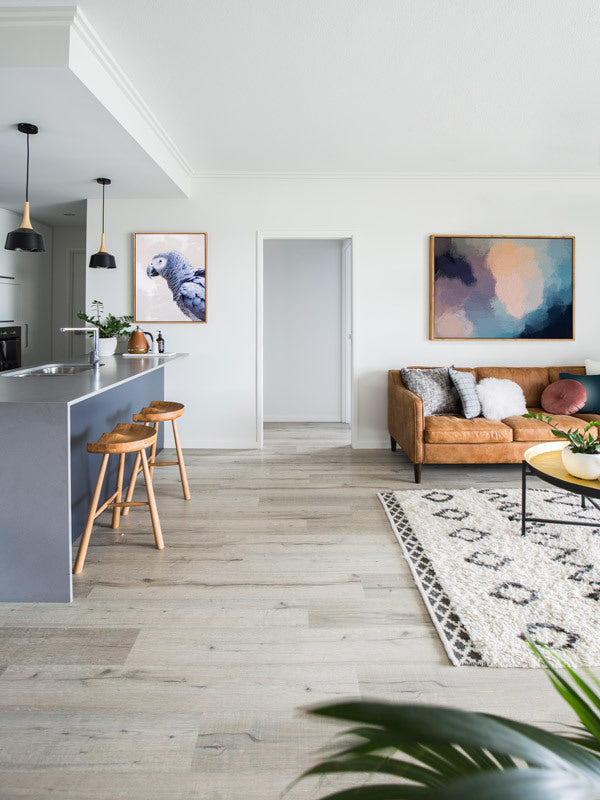 Dark Heather Canvas Art Print | Lifestyle