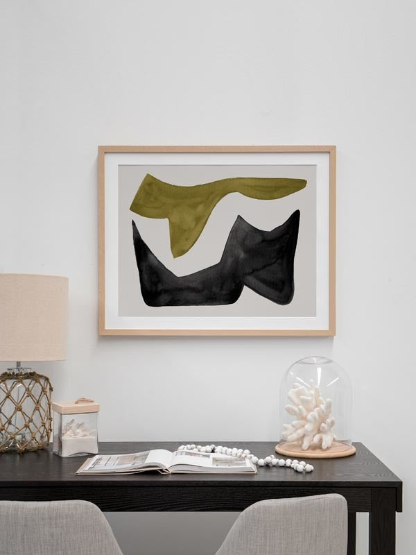 Reprieve Chartreuse Canvas Art Print | Lifestyle