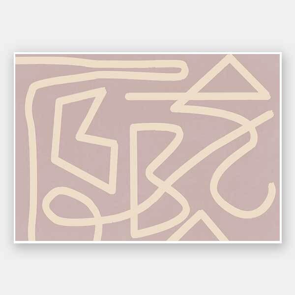 Allegro Blush Unframed Art Print