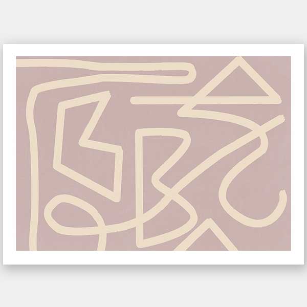 Allegro Blush Unframed Art Print