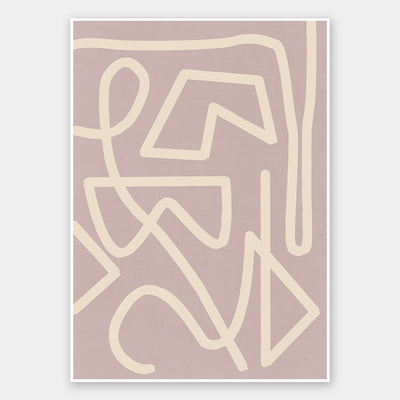 Allegro Blush Unframed Art Print